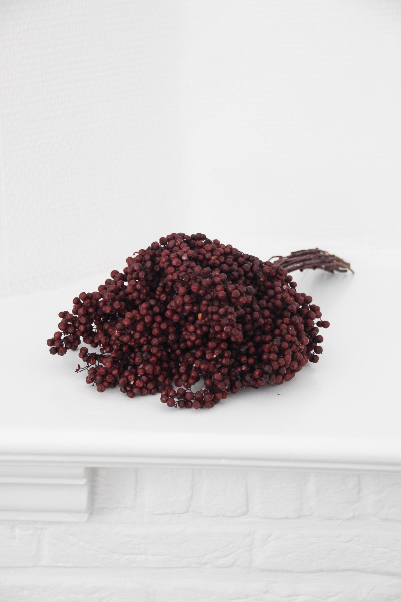Couronne - Dekomaterial 'Pepperberry' (200gr, Bordeaux)