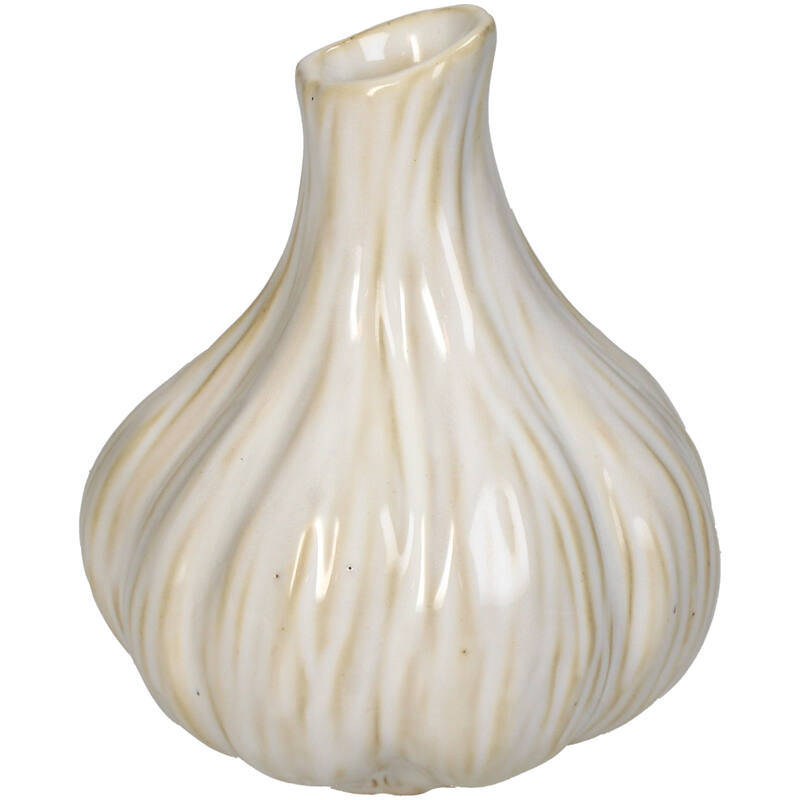 Kersten - Vase 'Knoblauch' (Weiß, Größe S)