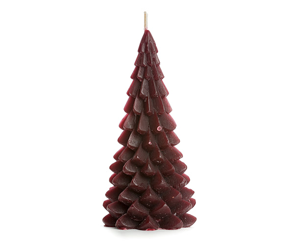 Rustik Lys - Weihnachtsbaumkerze 'Arbre' (M) - Aubergine