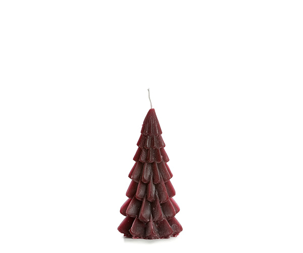 Rustik Lys - Bougie de sapin de Noël 'Arbre' (S) - Aubergine