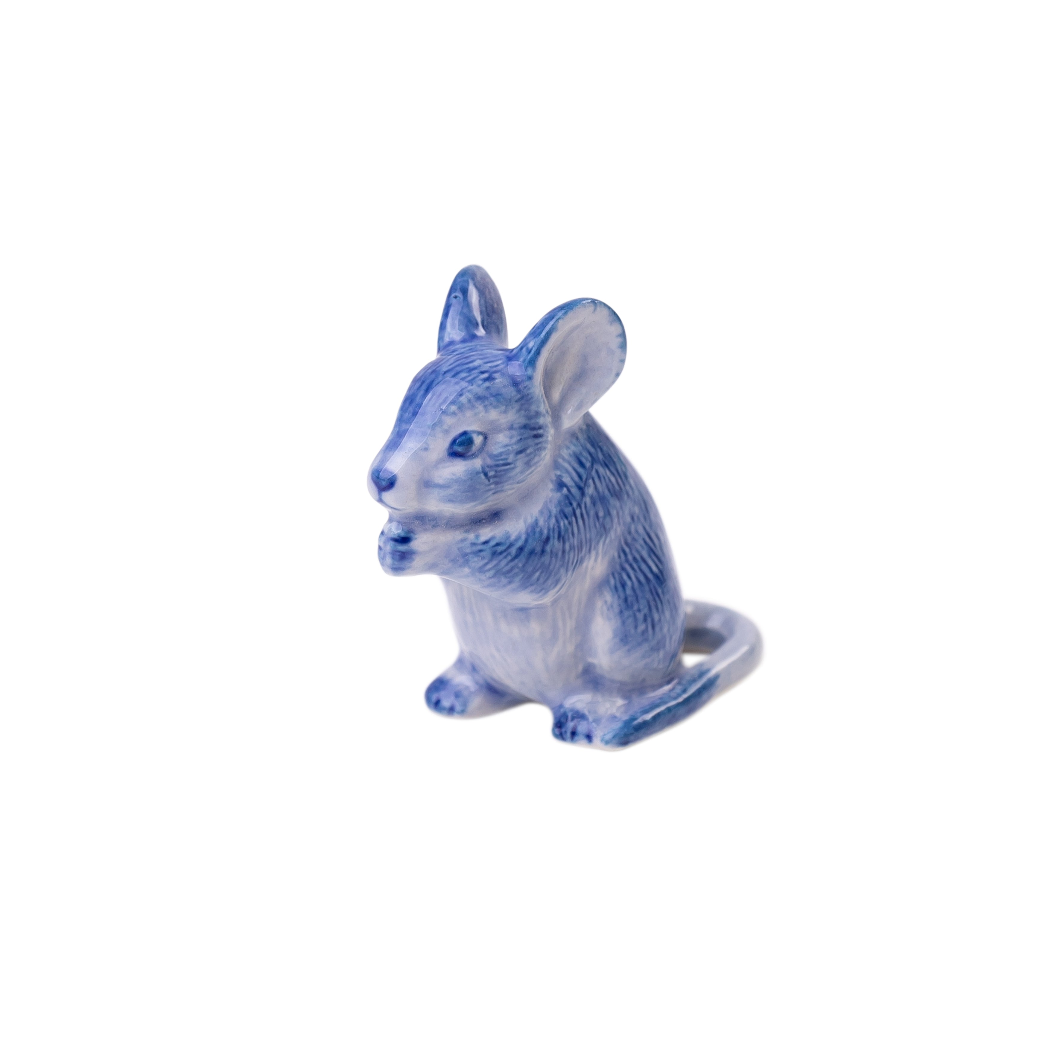 Heinen Delft Blue - Dekorative Minifigur 'Maus'