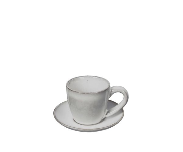 Broste Copenhagen - Espressotasse mit Untertasse 'Nordic Sand' - 5cl