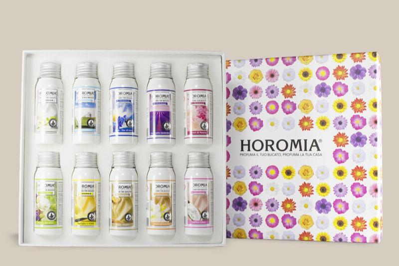 Horomia - Waschparfüm-Geschenkset 'Horobox Fiori' (10 x 50ml)