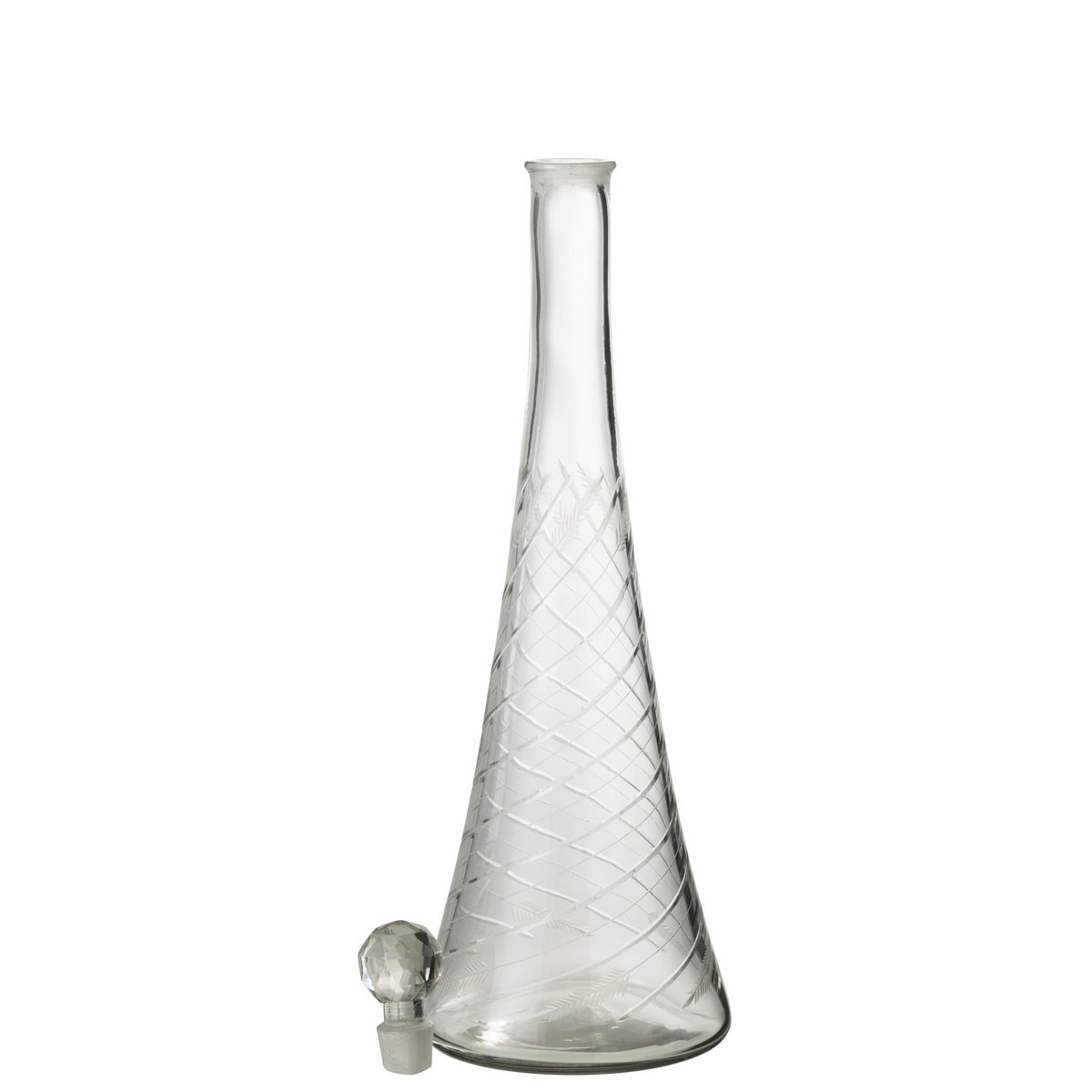 J-Line - Carafe Col Verre Transparent