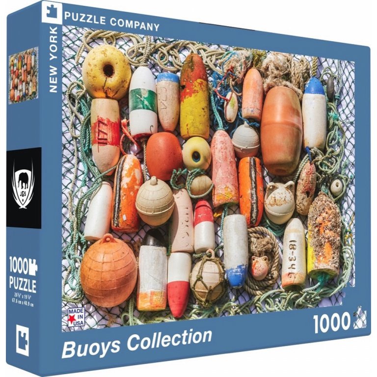 New York Puzzle Company - Puzzle 'Collection Bouées' (1000 pièces)