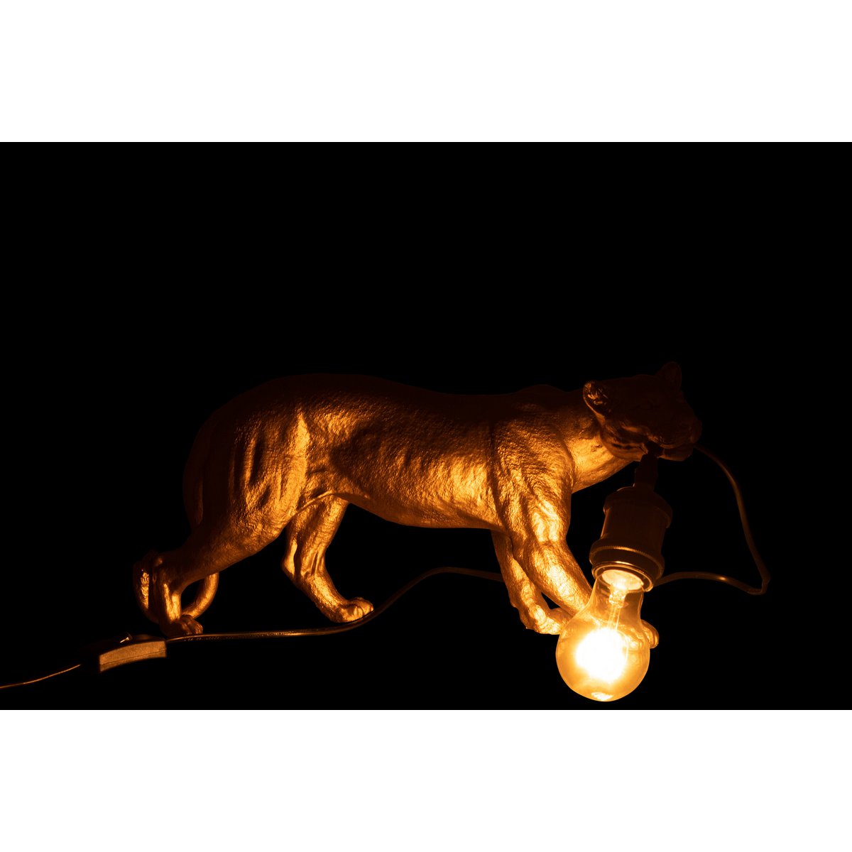 J-Line - Tischlampe Poema - Resine - Gold - Klein