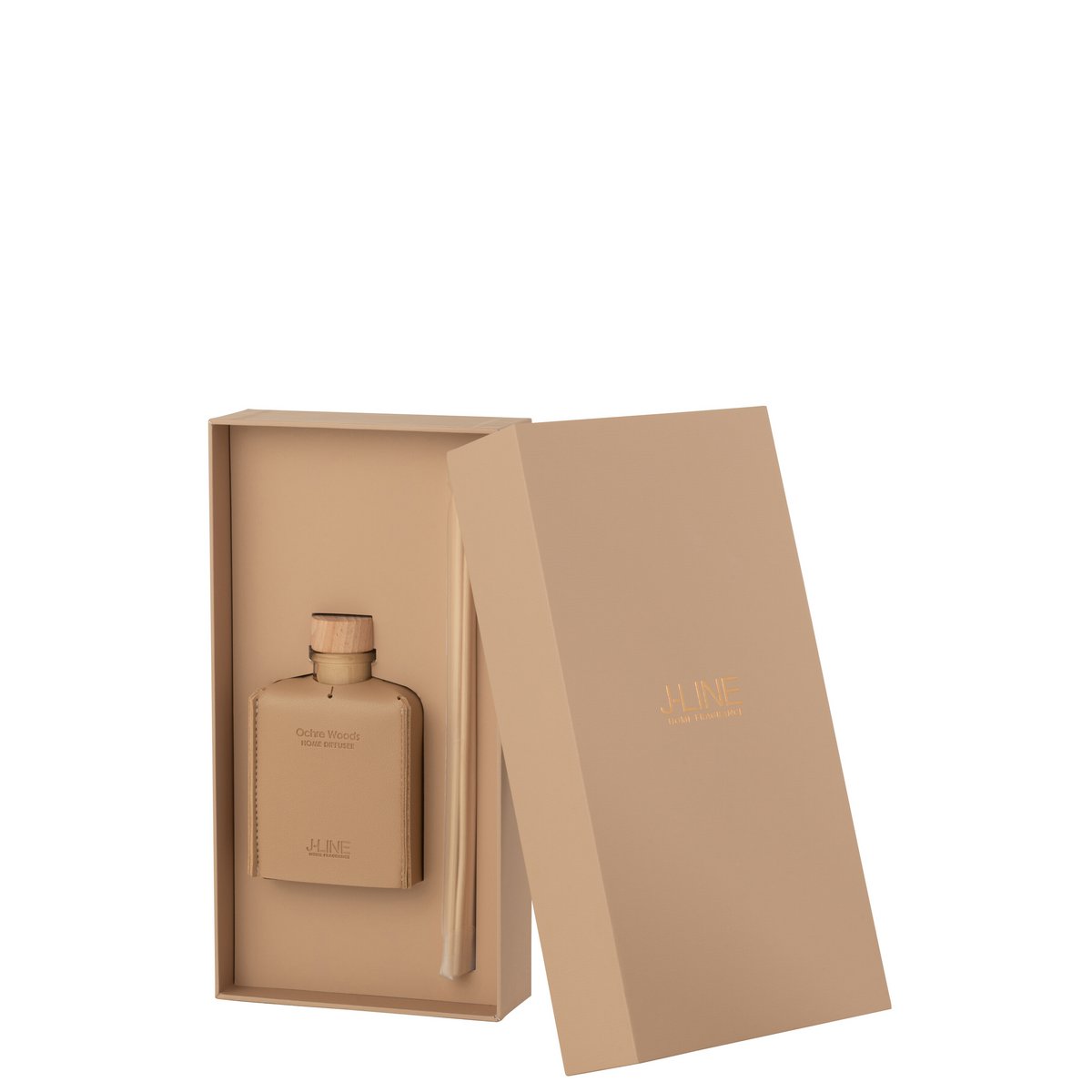 J-Line - Huile Parfumée Cuir Marron 100Ml