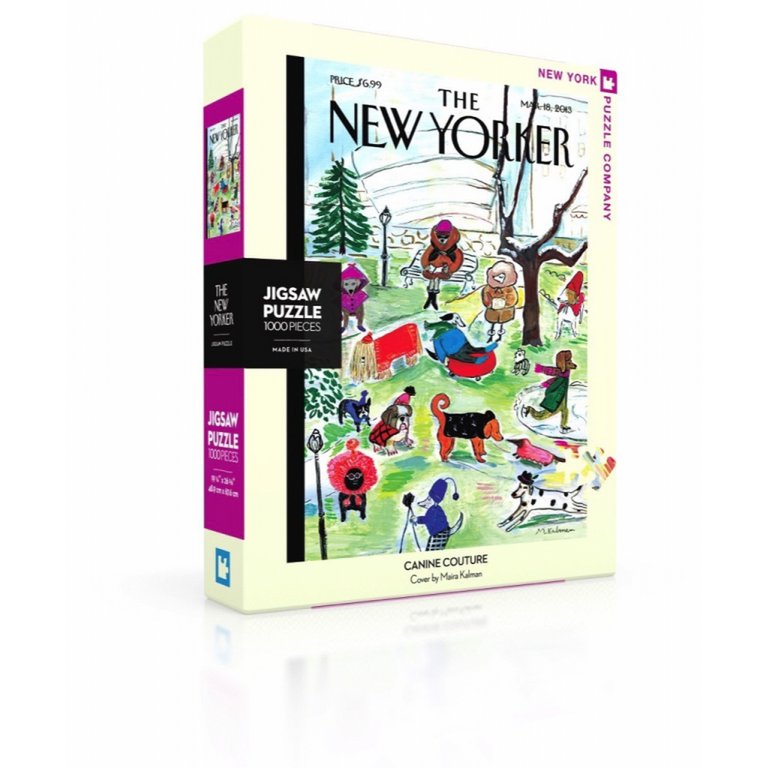 New York Puzzle Company - Puzzle 'Canine Couture' (1000 Teile)