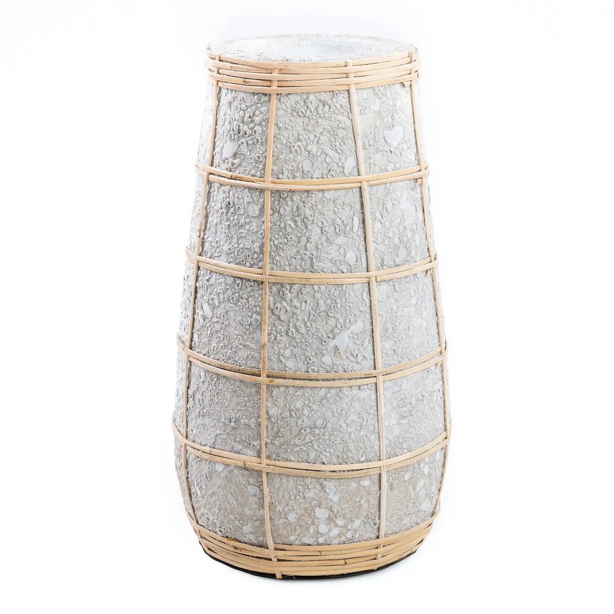 Bazar Bizar - Vase 'Cutie' (Gris Béton Naturel, L)