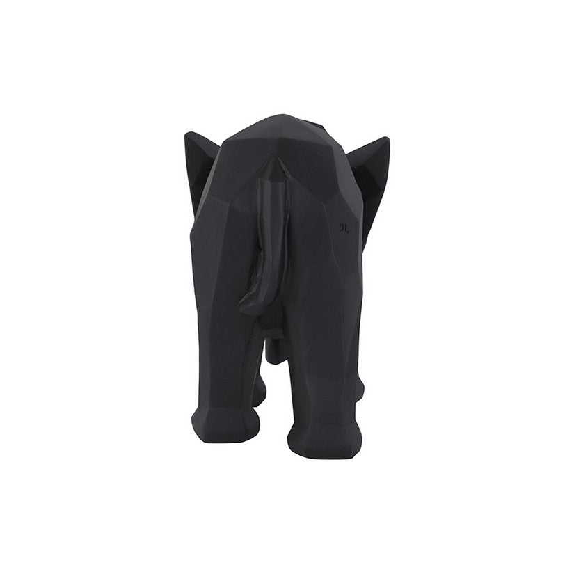 Present Time - Dekorative Statue Origami-Elefant - PT3433BK