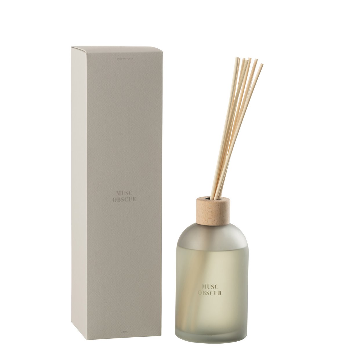 J-Line - Huile parfumée + Sticks - Accords Essentiels - Musc Obscur - Bleu