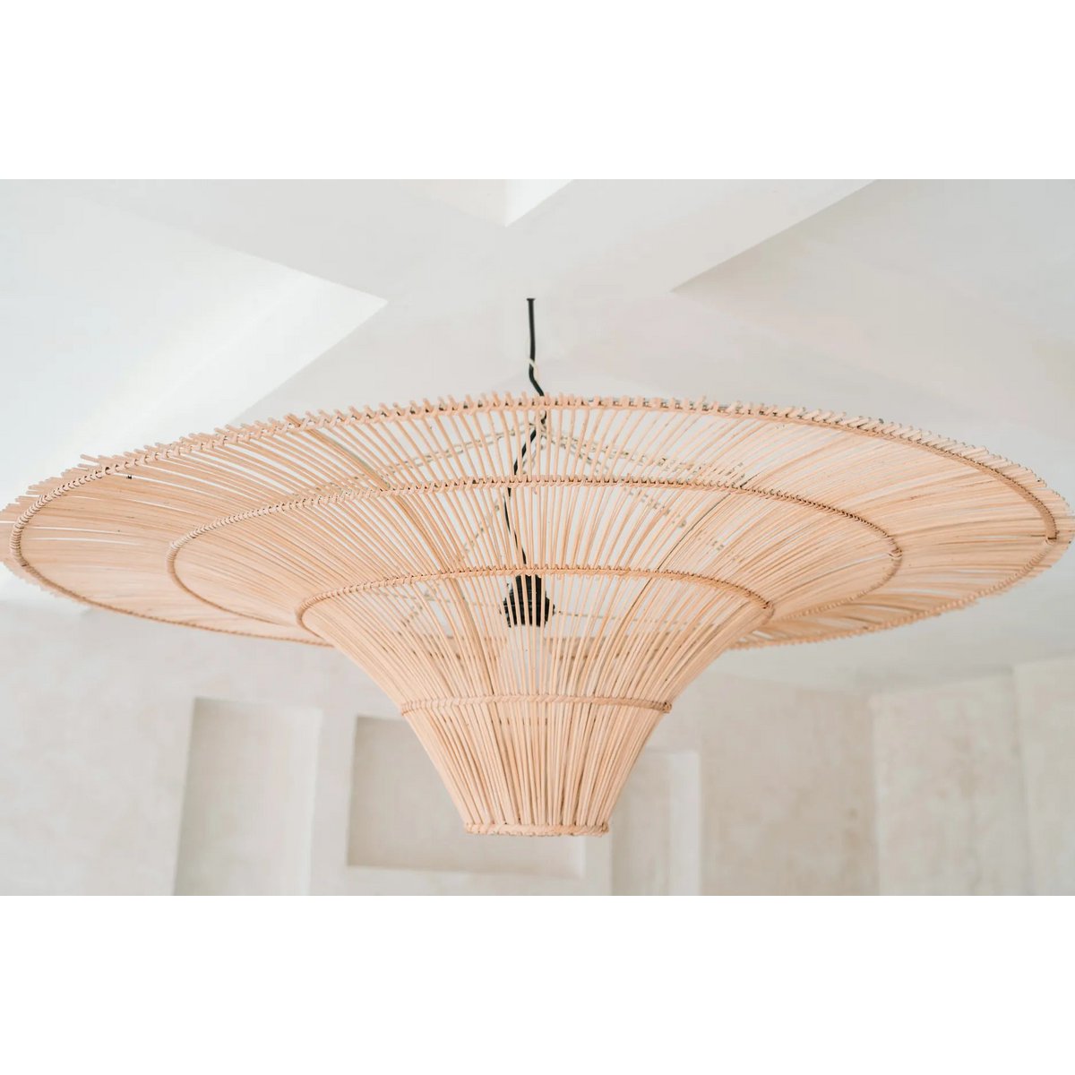 Bazar Bizar - Lampe suspendue 'Sky' (Naturel, XL)