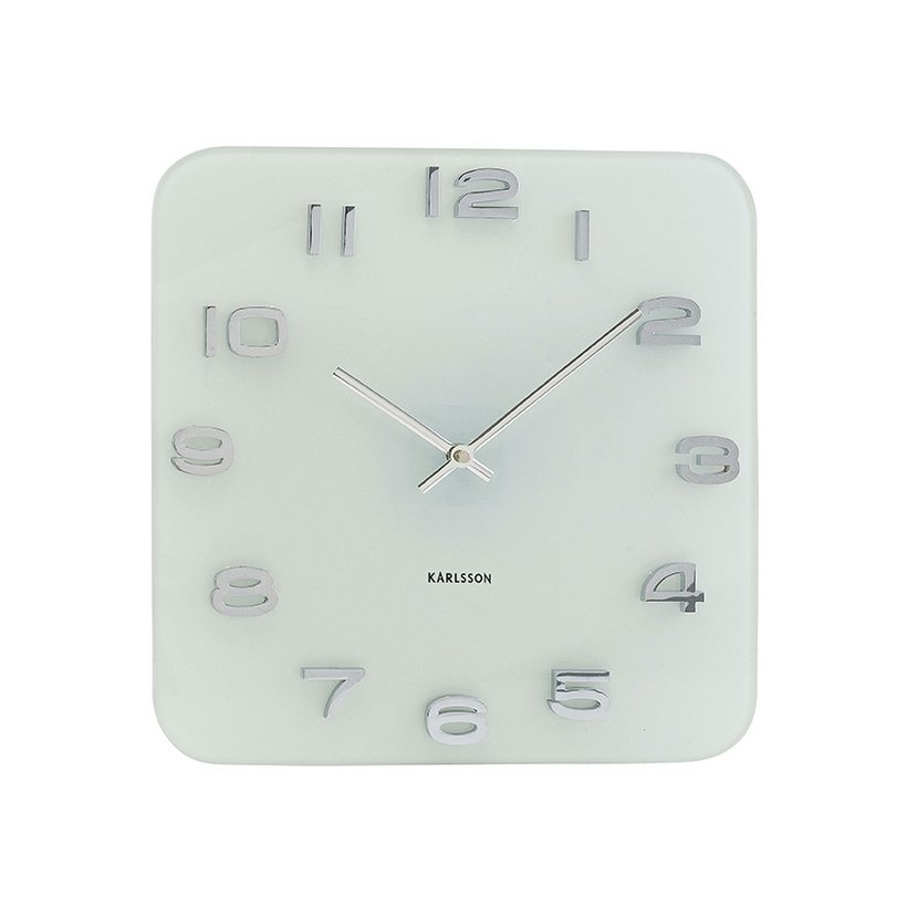 Karlsson - Horloge Murale Vintage Carrée (Ø0,3cm) - KA4399