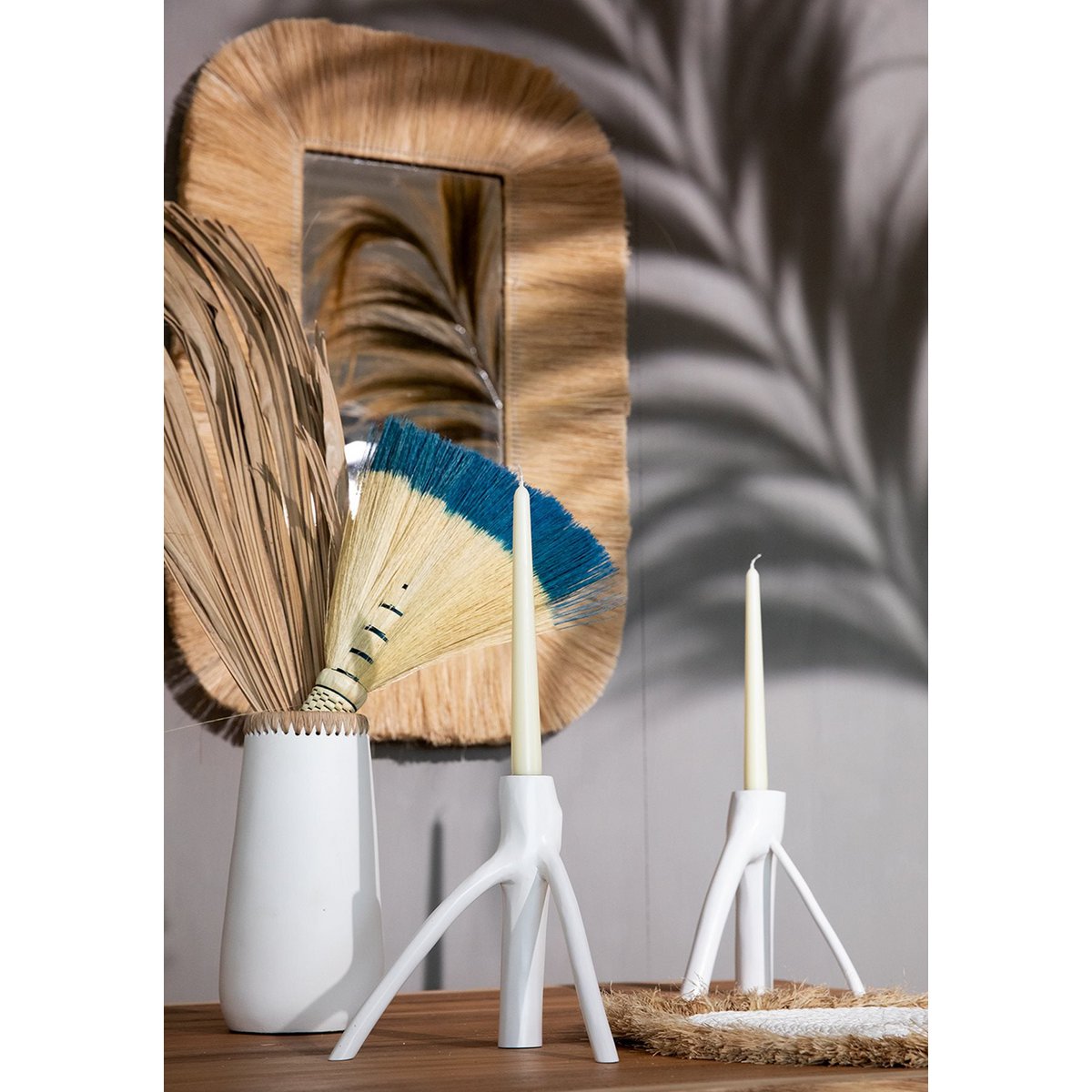 Bazar Bizar - Vaas 'Sneaky' (Wit Naturel, M)