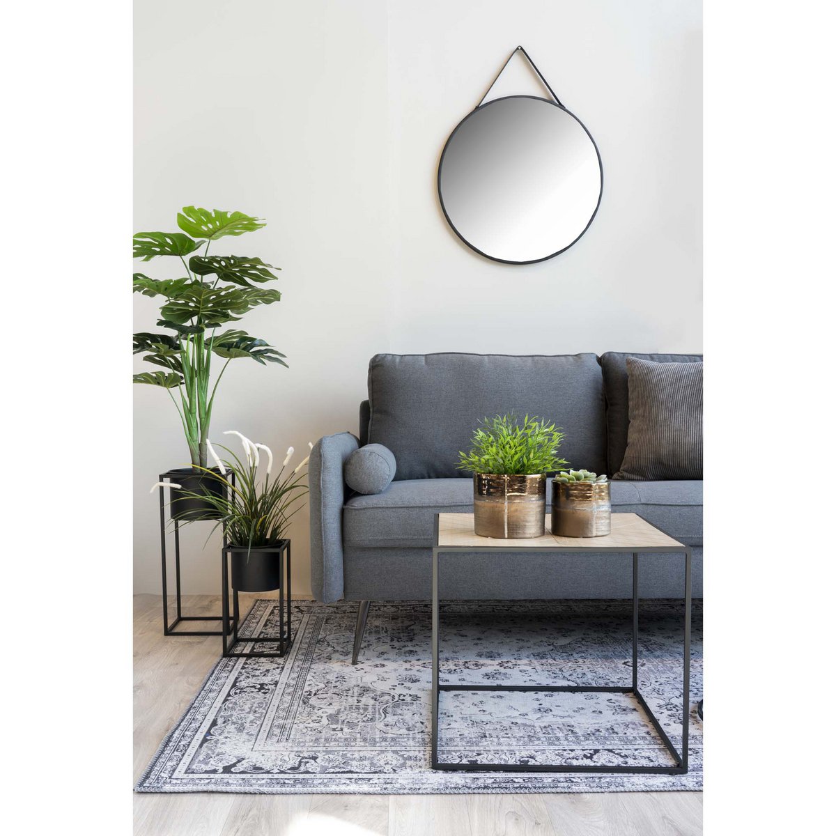 House Nordic - Miroir Trapani - Suspendu, ø38cm