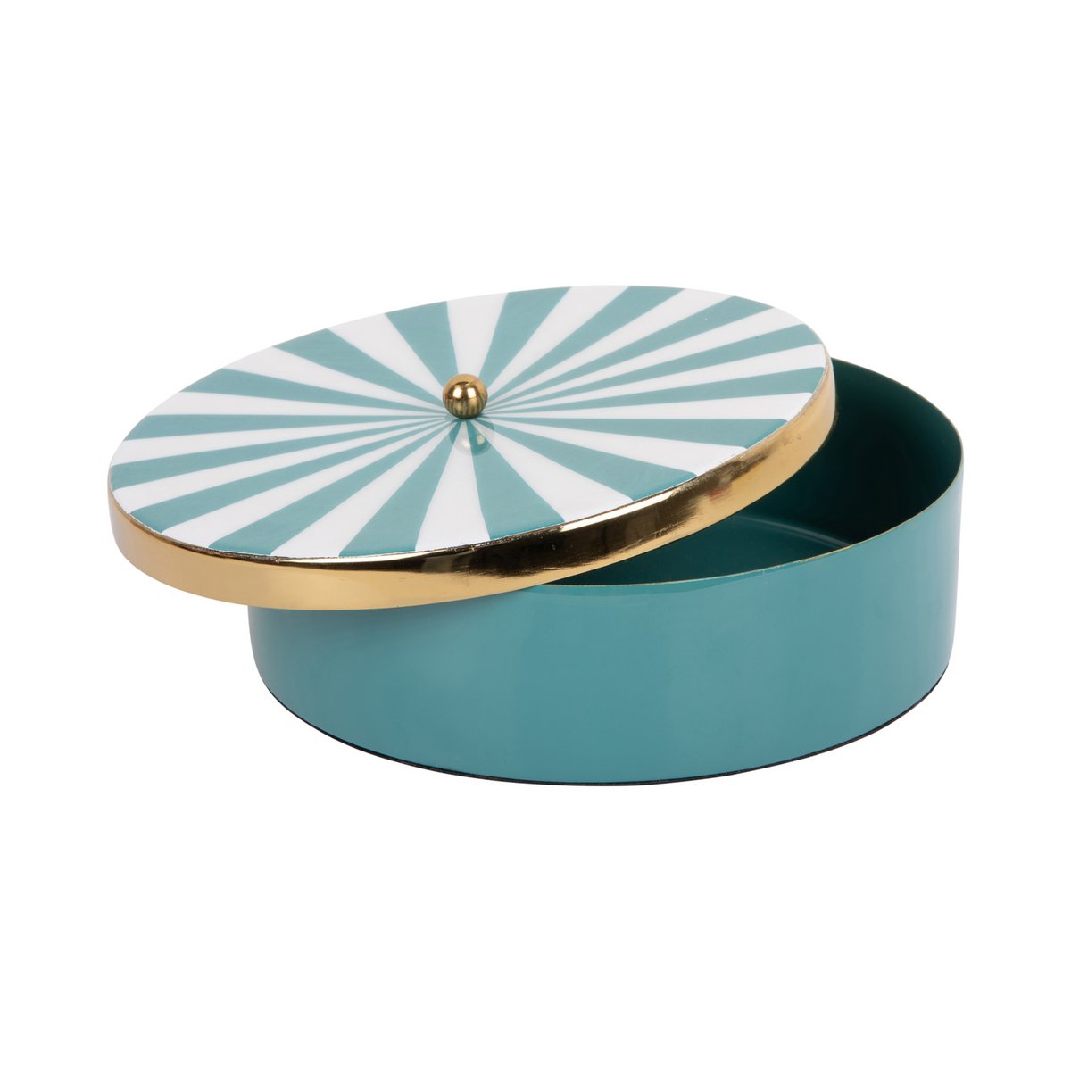 Present Time - Opbergdoos Candy Swirl Rond Groot - PT4204BL