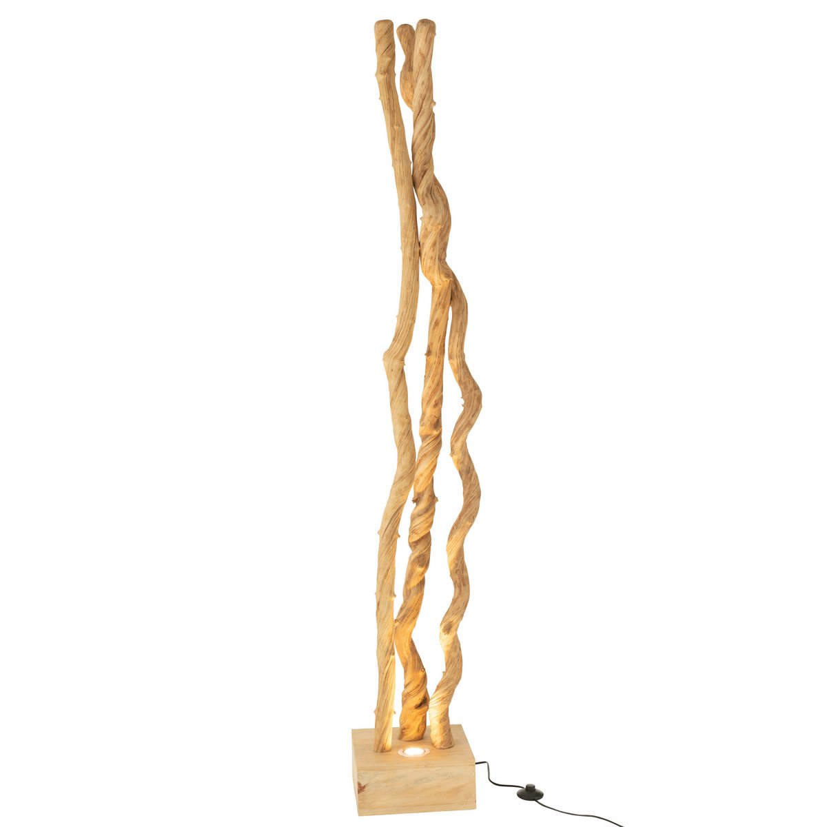 J-Line - Stehlampe Zweige Holz Natur