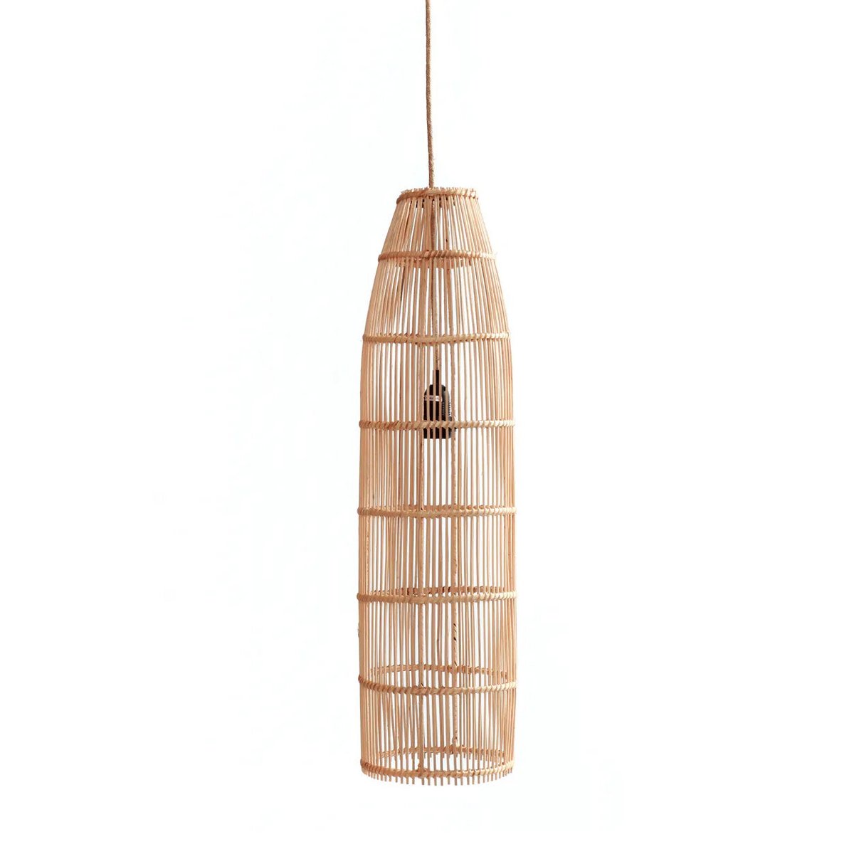 Bazar Bizar - Hanglamp 'Fish' (Naturel, L)