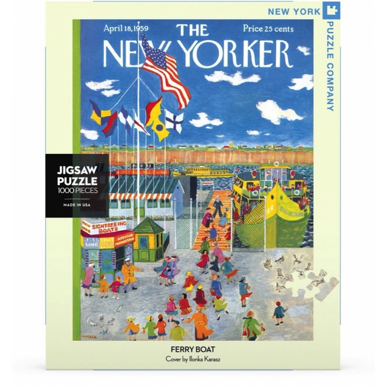 New York Puzzle Company - Puzzel 'Ferry Boat' (1000 stukjes)