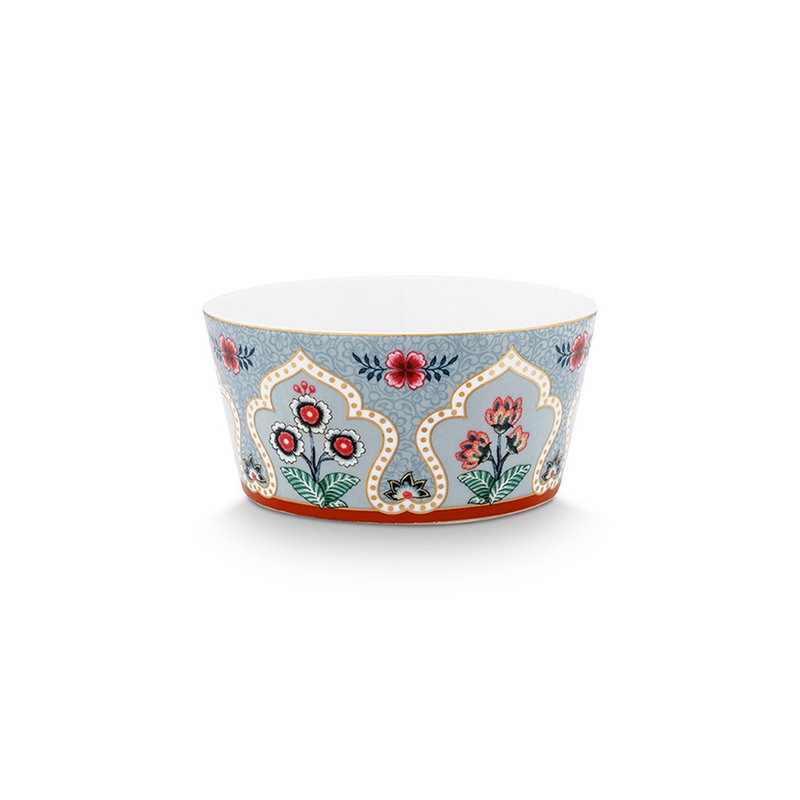 Pip Studio - Giftset Bowls Oriental Flower Festival Blue 12cm