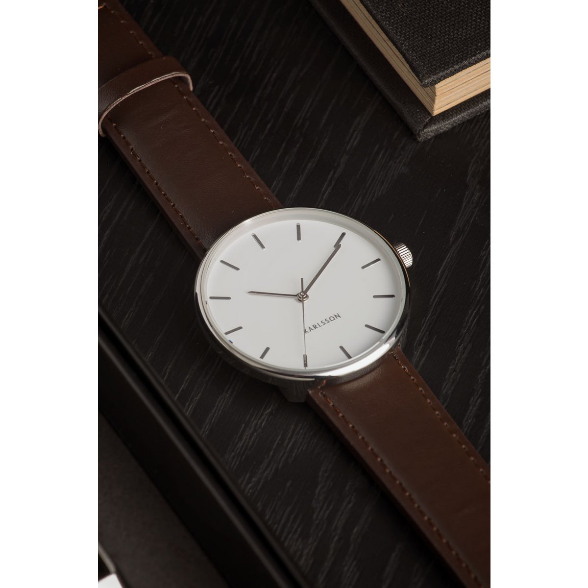 Karlsson - Montre Minimal acier - KA5904WH