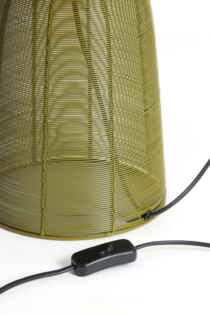 Light &amp; Living - Lampe de table 'Aboso' (Taille L, Vert)