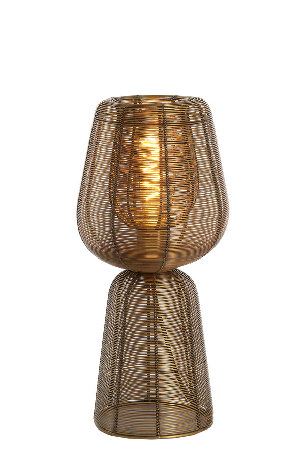 Light &amp; Living - Lampe de table 'Aboso' (Taille M, Bronze Antique)