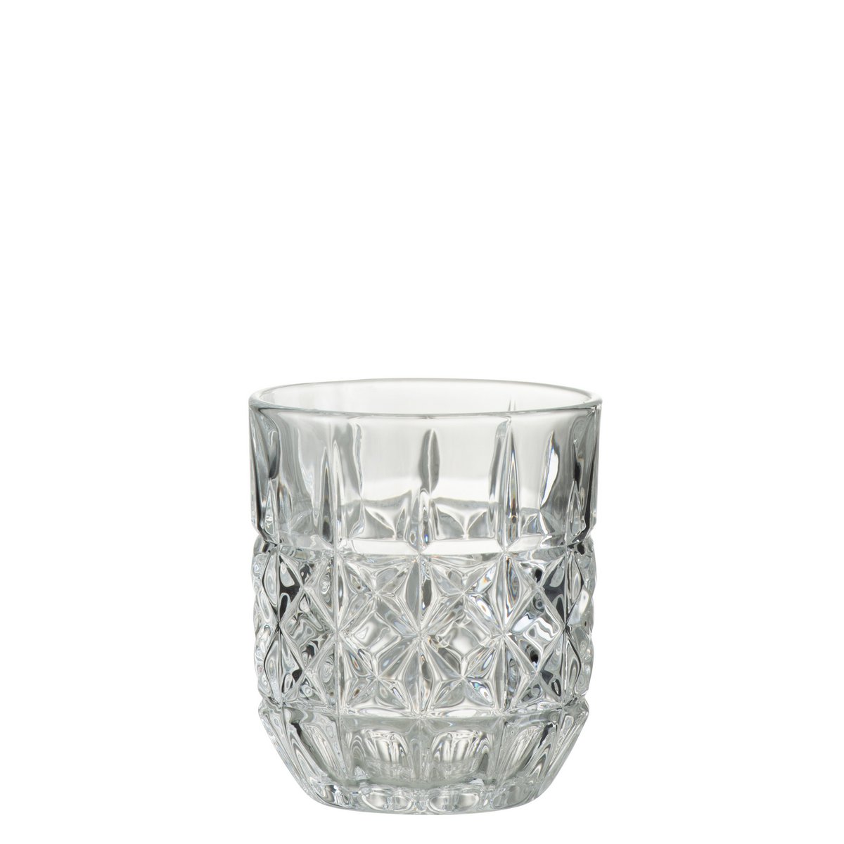 J-Line - Verre à Whisky Lone - Transparent - Coffret Cadeau