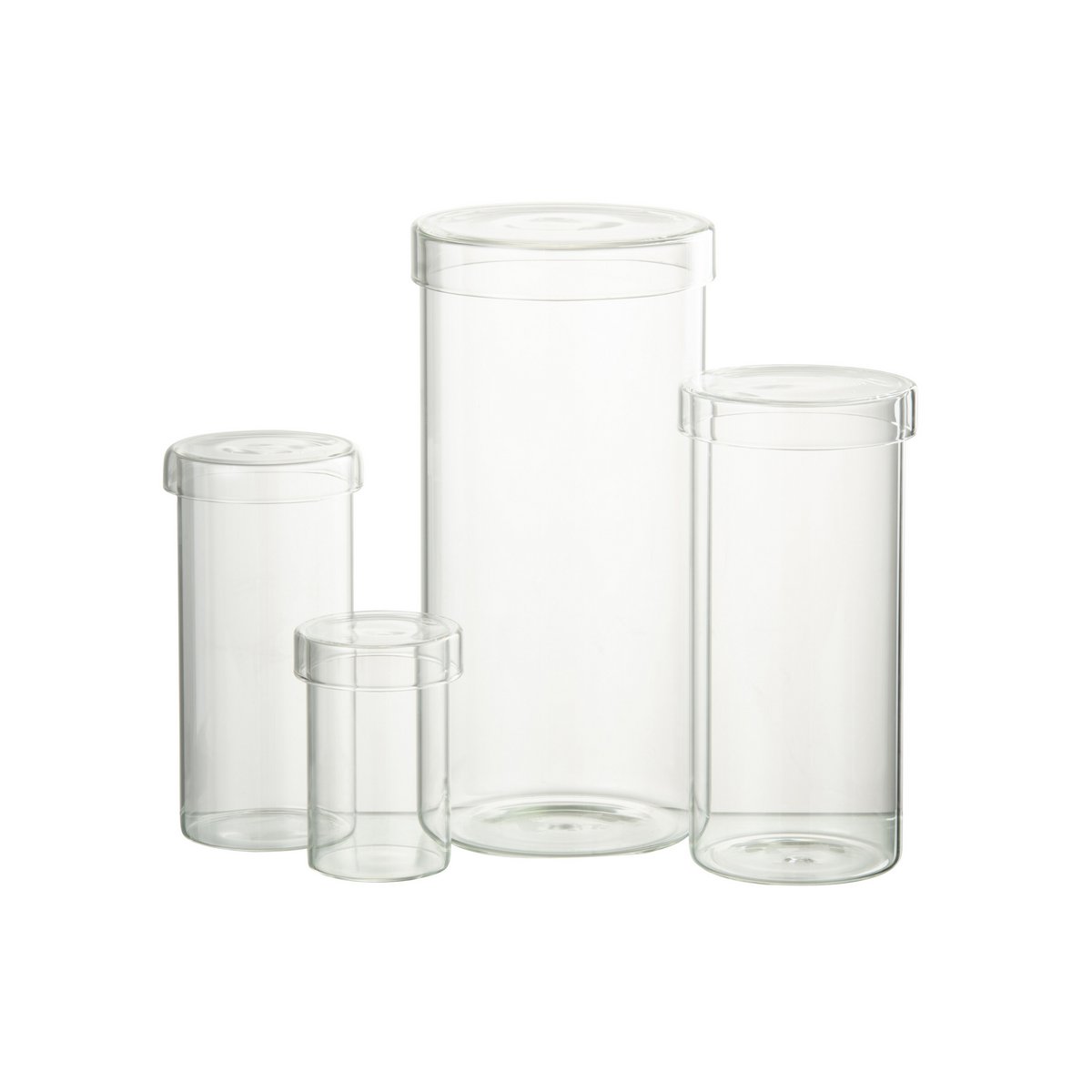 J-Line - Jar In Glass Lisa Glass Transparent Extralarge