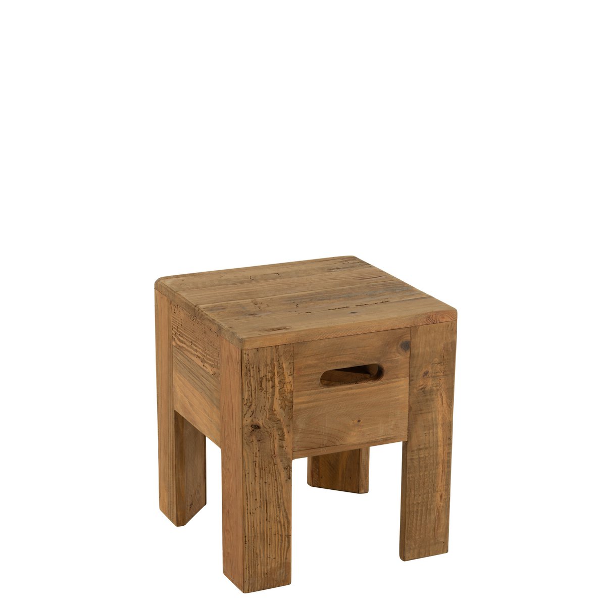 J-Line – Hocker Will Pine Wood Brown