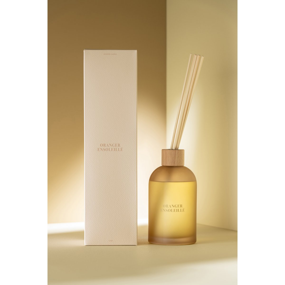 J-Line - Huile parfumée + Sticks - Accords Essentiels - Oranger Ensoleillé