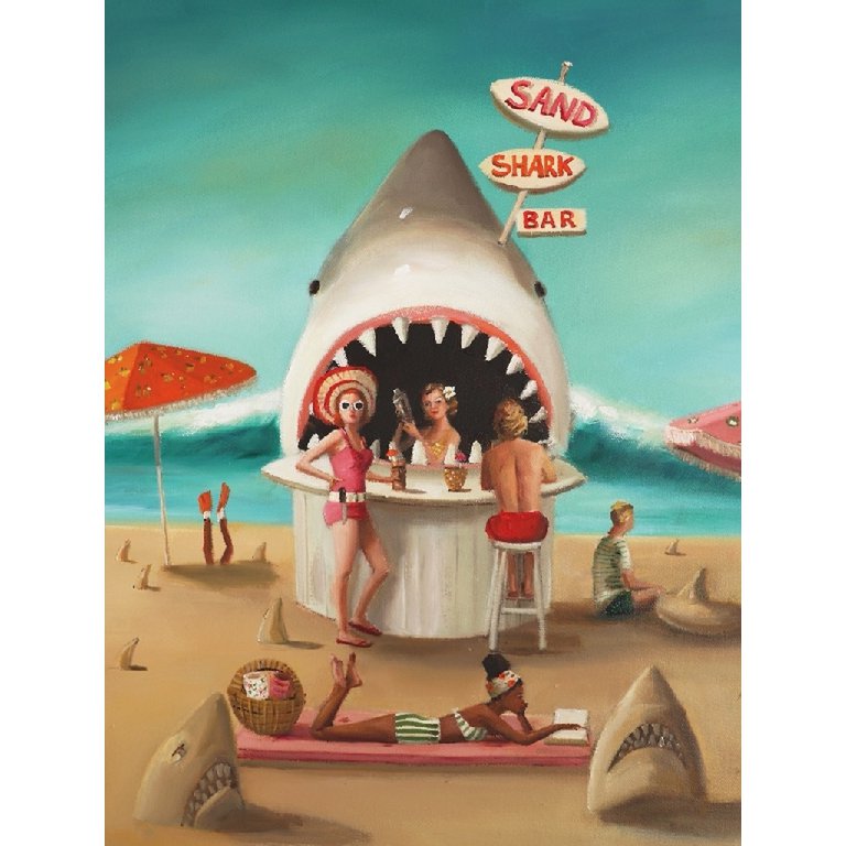 New York Puzzle Company - Puzzle 'Sand Shark Bar' (500 Teile)