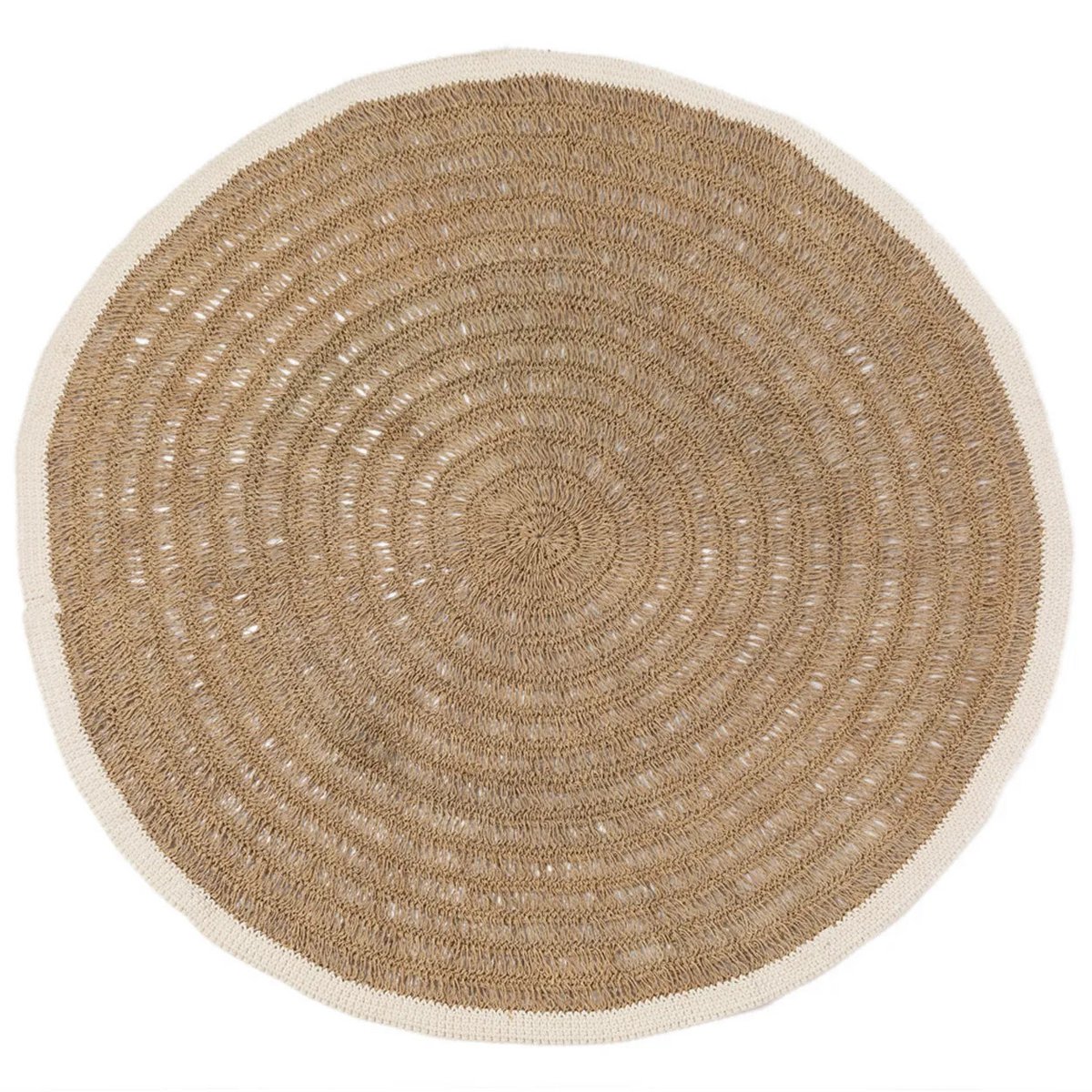 Bazar Bizar - Tapis 'Seagrass' (Blanc Naturel, 200)