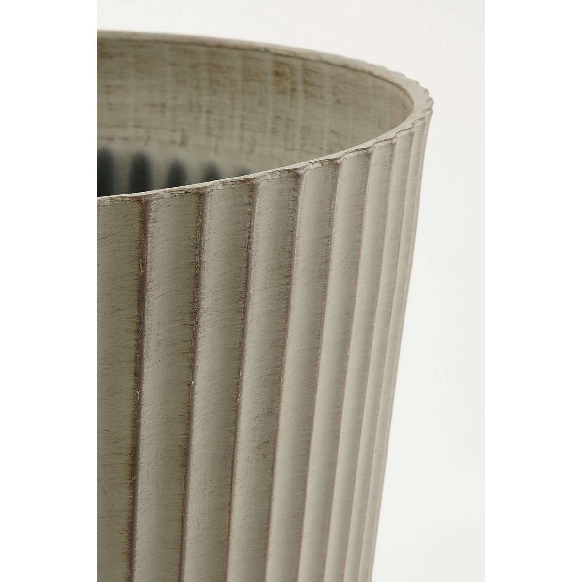 Mica Décorations - Pot de Fleur d'Extérieur Rio - H40,5 x Ø45 cm - Crème