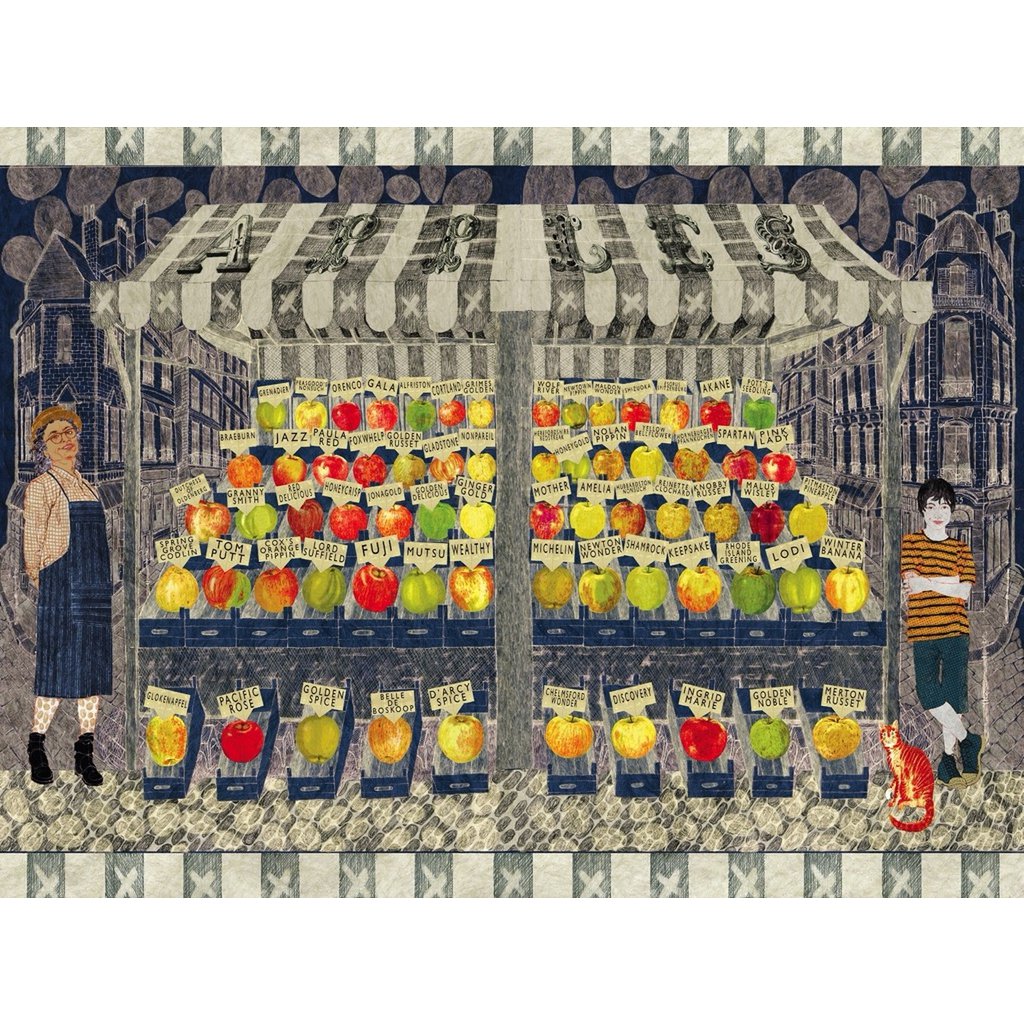 New York Puzzle Company - Puzzel 'Apple Cart' (500 stukjes)