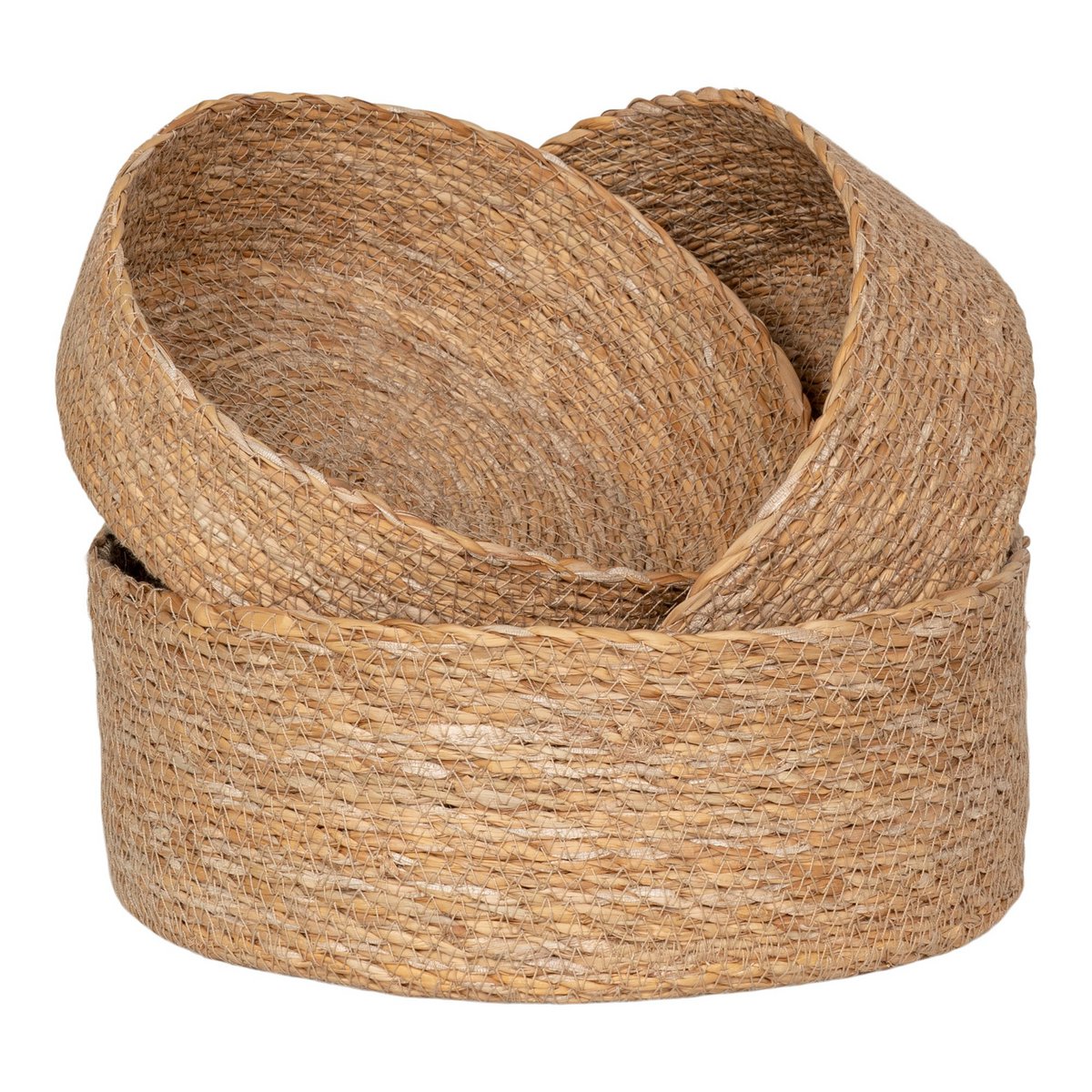 House Nordic - Batam Basket - Mand, zeegras, naturel, set van 3