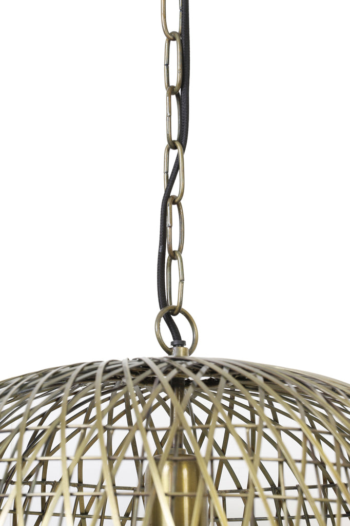 Light & Living - Hanglamp 'Alwina' (Maat L, Antique Bronze)