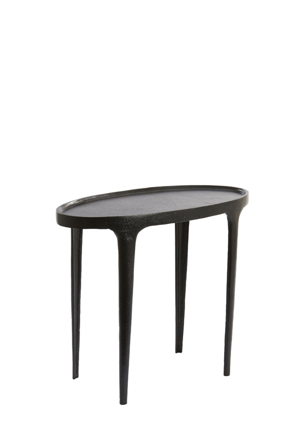 Light &amp; Living - Tables d'appoint 'Arica' (Lot de 2, Noir Mat)