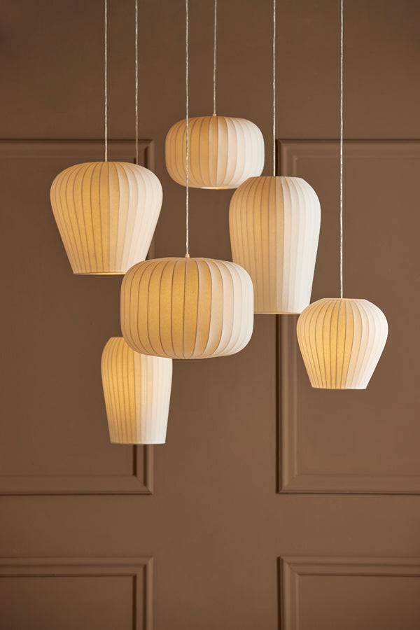 Light &amp; Living - Lampe suspendue 'Axel' (Taille L, Blanc)