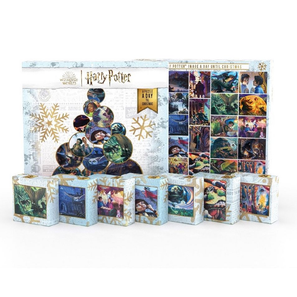 New York Puzzle Company - Puzzle 'Calendrier de l'Avent Harry Potter' (24 mini-puzzles)