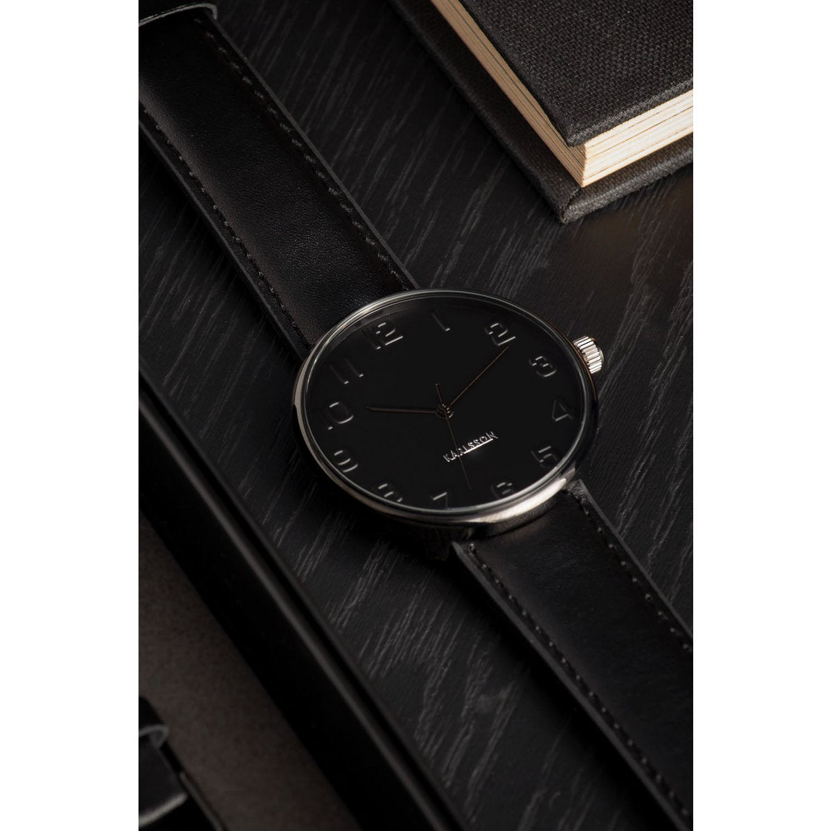 Karlsson - Horloge Black Steel - KA5902BK