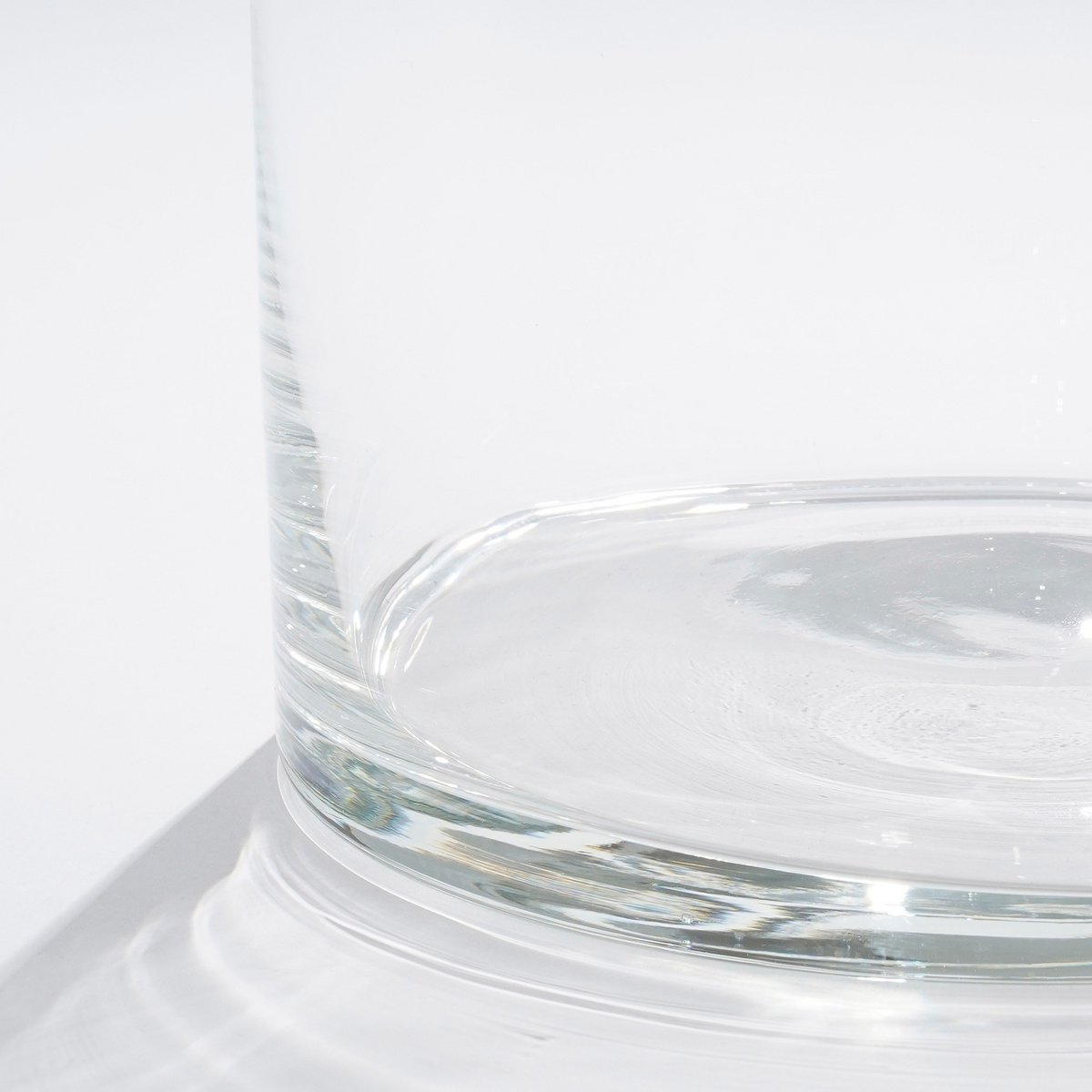 Glimmerdekorationen - Carly Vase - H55 x Ø19 cm - Zylinder - Transparent