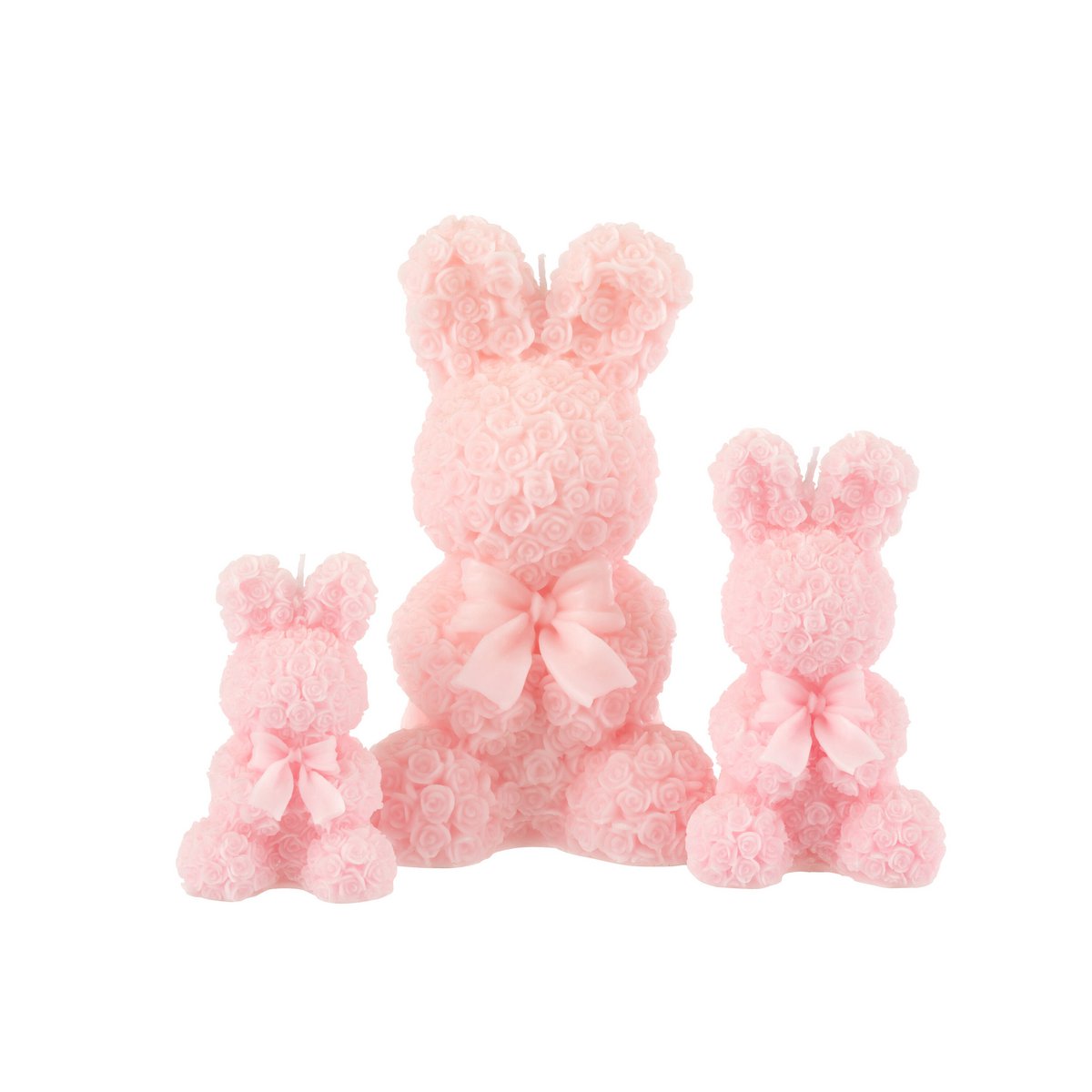 J-Line - Bougie Lapin - Rose - L - 25U