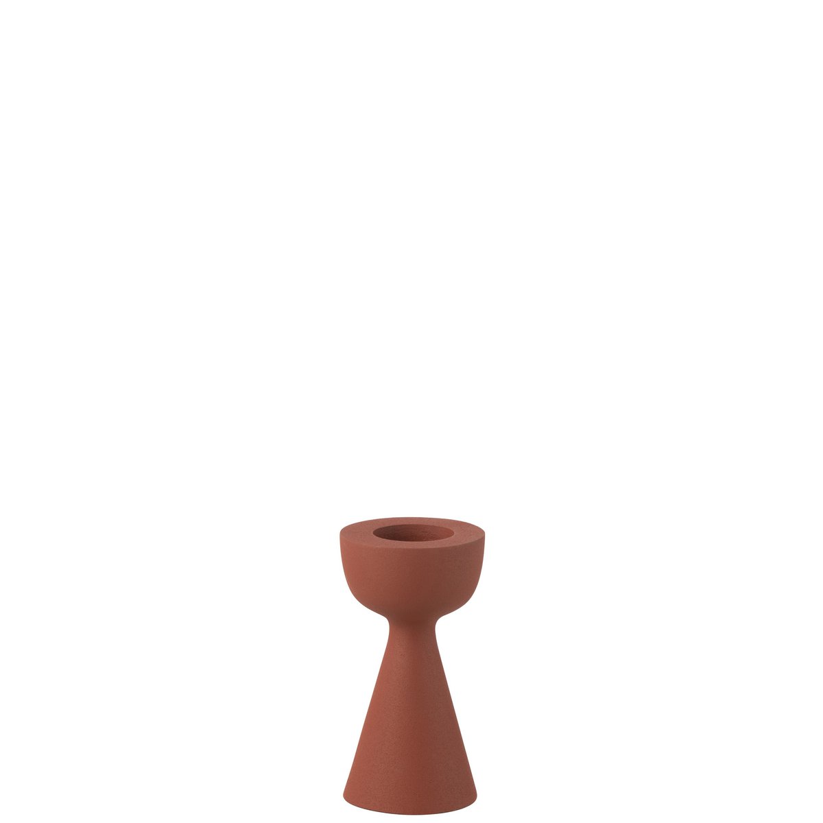 J-Line - Kaarsenhouder Cone Aluminium Roest Small