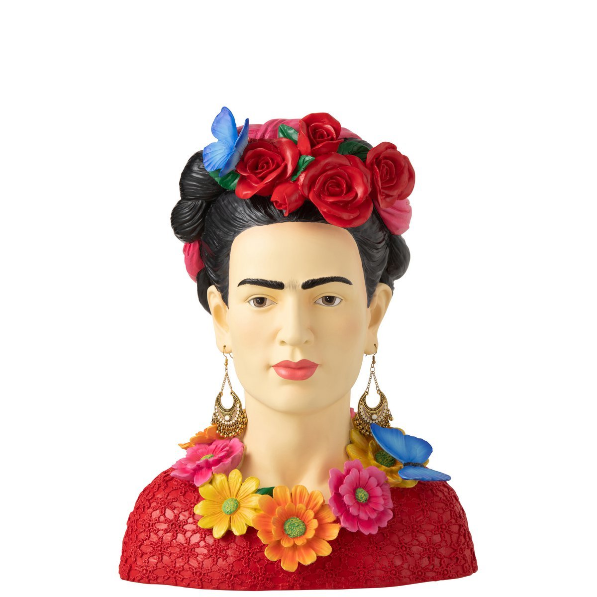 J-Line - Büste Frida Kahlo Polyresine Large