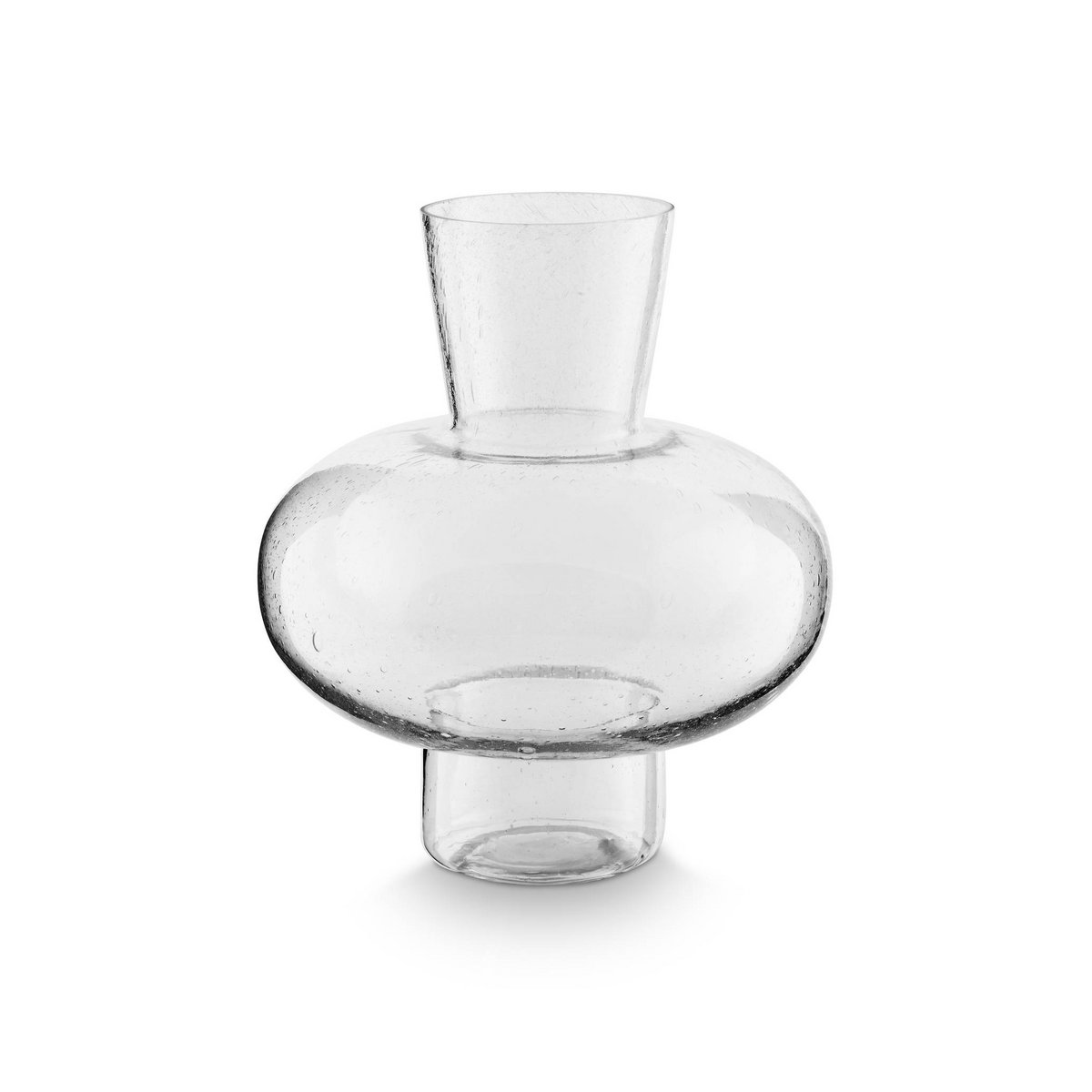 vtwonen - Vaas 'Glass' (Transparant, 27cm)