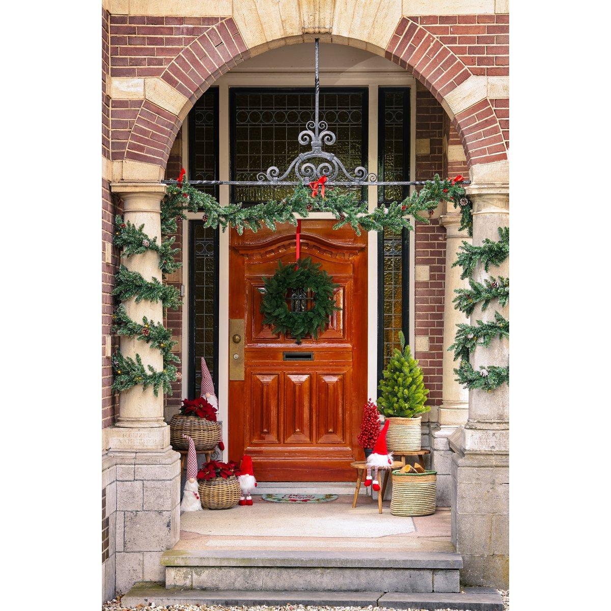 Maison d'Abri® - Abies Nordmann Weihnachtskranz - Ø60 cm - Grün