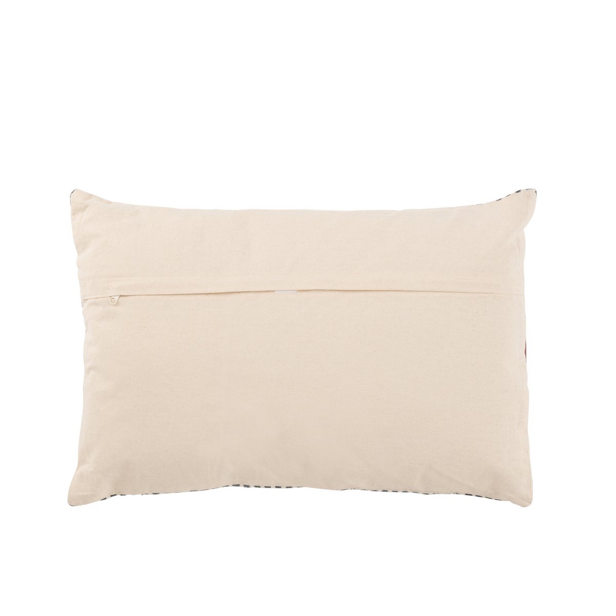 J-Line - Coussin Ethnique - Coton - Ceme/Marron/Noir