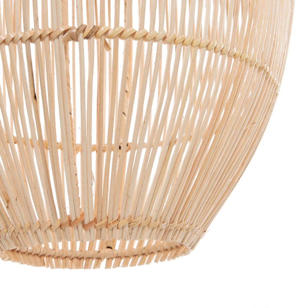 Bazar Bizar - Lampe suspendue 'Zuri' (Naturel, M)