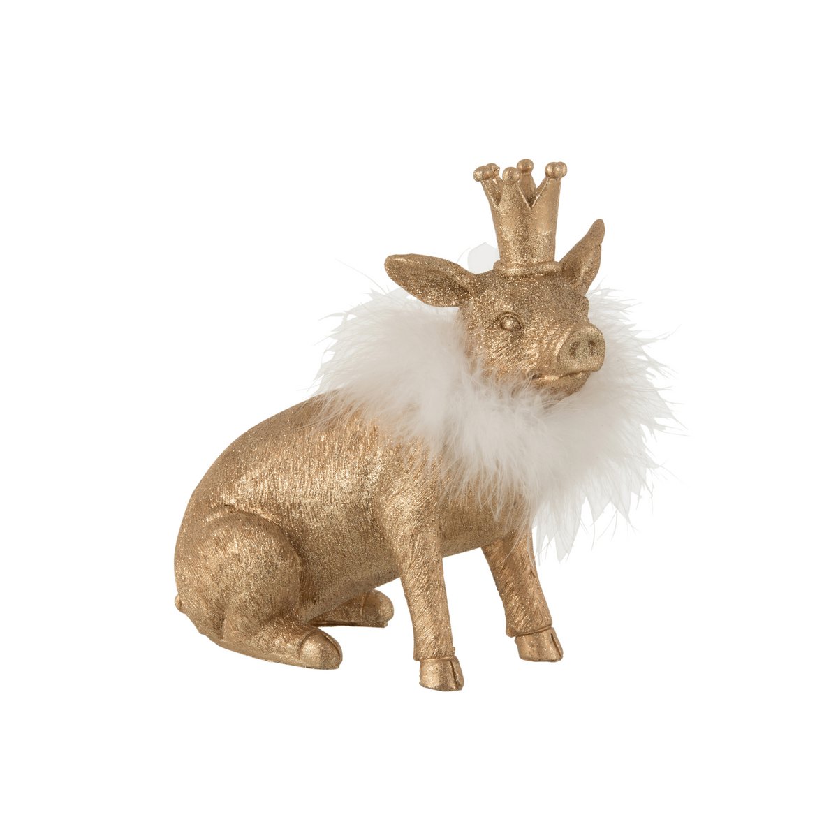 J-Line – Pig Crown Poly Gold Large